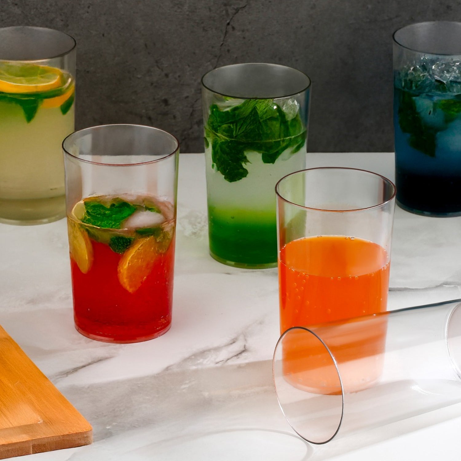 Round Clear Plastic Water Glass Juice Beer Wine Plastic Unbreakable Transparent Glass Set ( 300ml 6pc ) Round Clear Plastic Water Glass Juice Beer Wine Plastic Unbreakable Transparent Glass Set ( 300ml 6pc )
